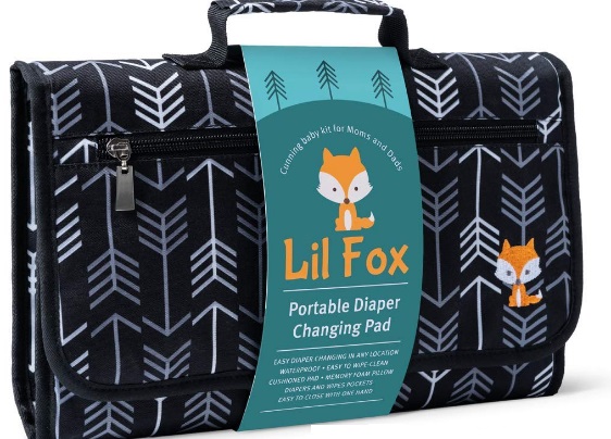 Lil Fox Baby Changing Pad Portable  -  Best  For Diaper Bag